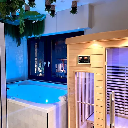 Et Sauna Luxueux Hyper Centre Avec Climatisation Parking Gratuit شقة *